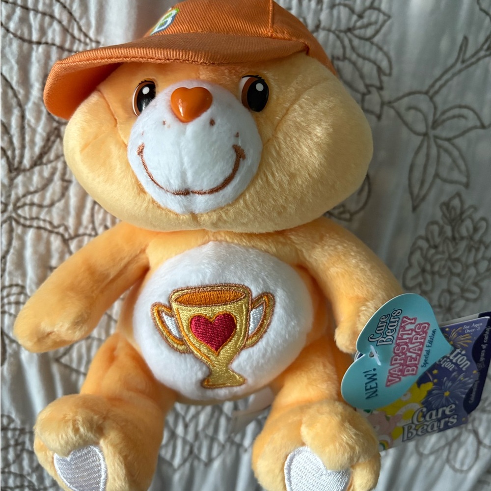 NWT / Care Bears / Varsity Celebration / Champ Bear / 20th Anniversary Edition
